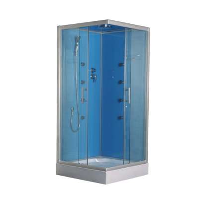 90*90 Free Standing Complete Shower Room Sliding Door Shower Cabin